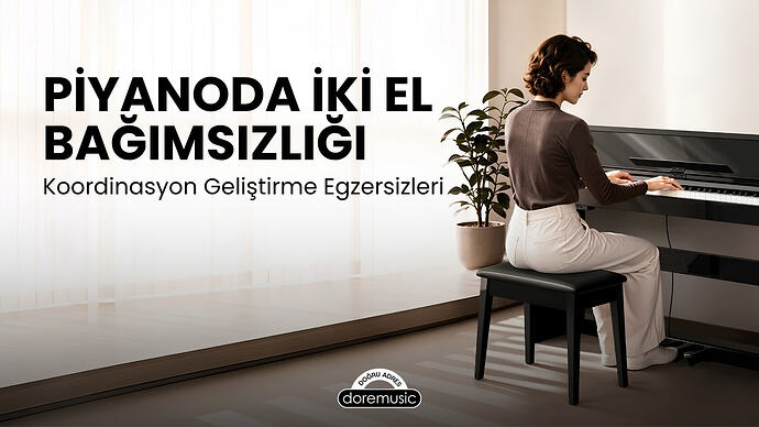 doremusic - Piyanoda İki El Bağımsızlığı: Koordinasyon Geliştirme Egzersizleri ve Çalışma Yöntemleri